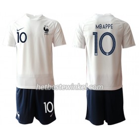 Frankrijk Kylian Mbappé 10 Voetbaltenues Kind Uit EK 2020 - SS (+ Korte broeken)